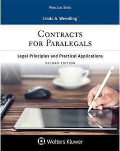 Contracts for Paralegals: Legal Principles and Practical Applications (w/ Connected eBook) 9781454869153
