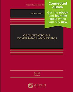 Organizational Compliance and Ethics (w/ Connected eBook) 9781543840285