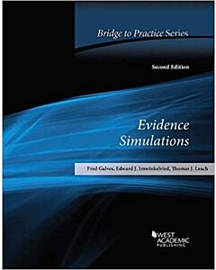 Evidence Simulations: Bridge to Practice 9781640200999