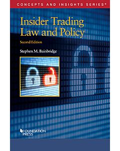 Insider Trading Law and Policy (Concepts and Insights Series) 9781636599465