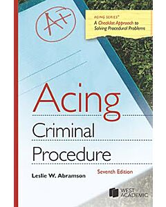 Acing Criminal Procedure 9798887862804