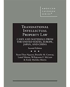 Transnational Intellectual Property Law (American Casebook Series) (Rental) 9781647082710