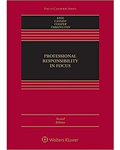 Professional Responsibility in Focus (w/ Connected eBook with Study Center) (Rental) 9781543809275