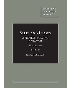 Sales and Leases: A Problem-Solving Approach - CasebookPlus (American Casebook Series) 9781684676477