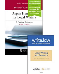 Aspen Handbook for Legal Writers: A Practical Reference (Connected eBook with Study Center + Print Book + Write.law) 9798886143065