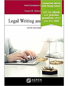 Legal Writing and Analysis 5th Edition 9781543805178