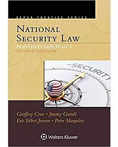 National Security Law: Principles and Policy 9781543802788