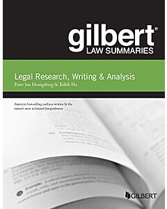 Gilbert Law Summaries: Legal Research, Writing & Analysis 9781642426724